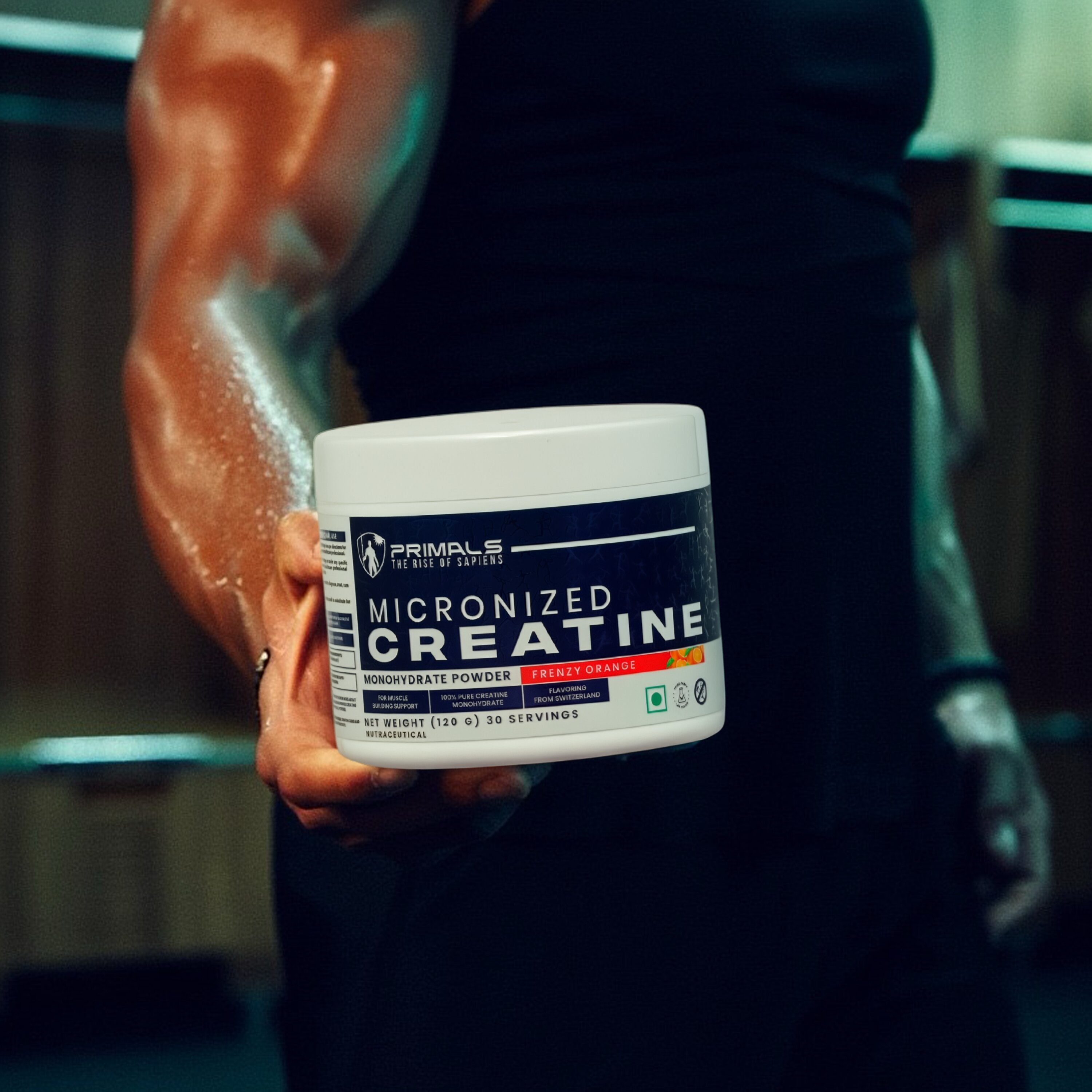 Frenzy Orange Micronised Creatine Monohydrate Powder 120GM