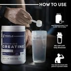 Unflavoured Micronised Creatine Monohydrate Powder 250GM