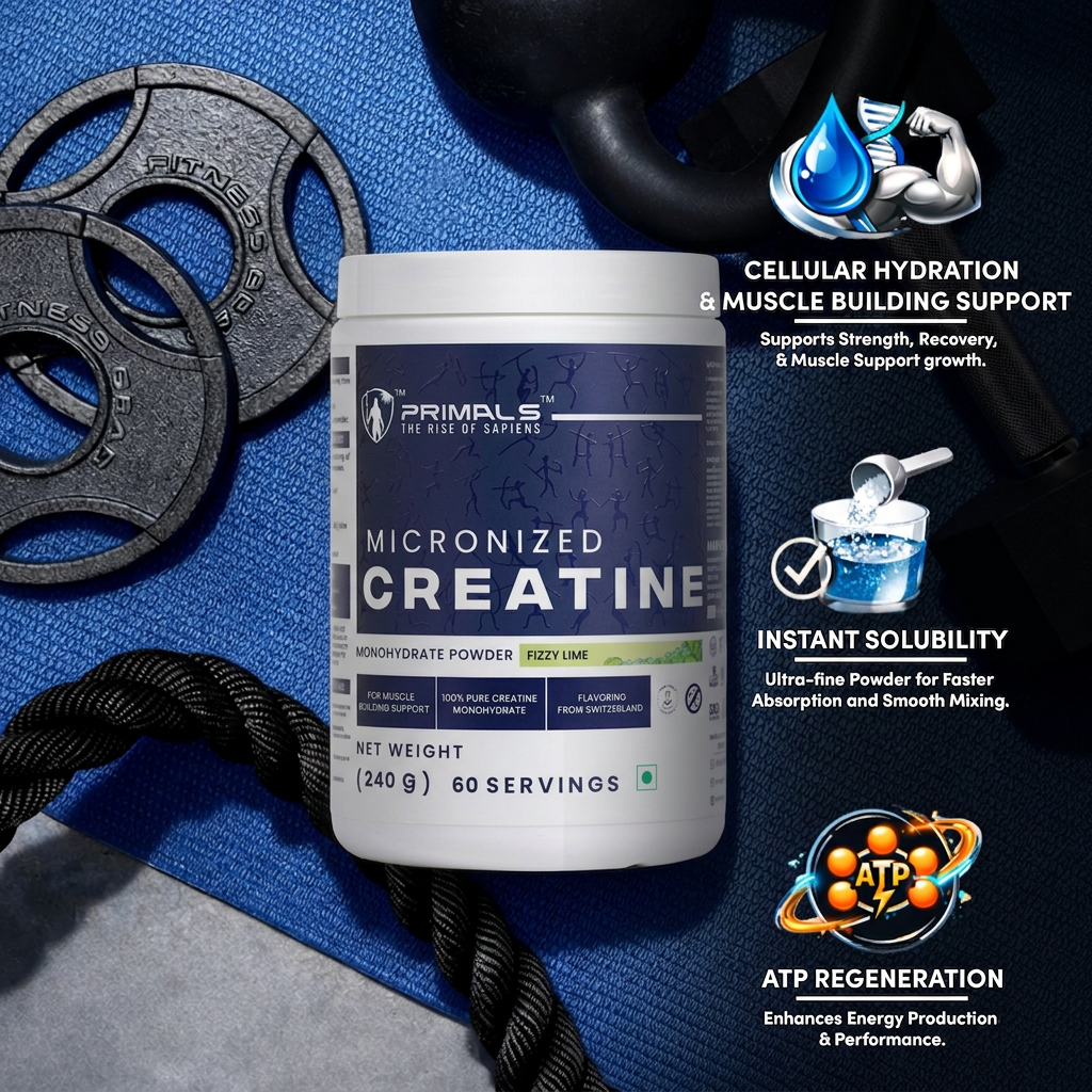 Fizzy Lime Micronized Creatine Monohydrate Powder 240GM