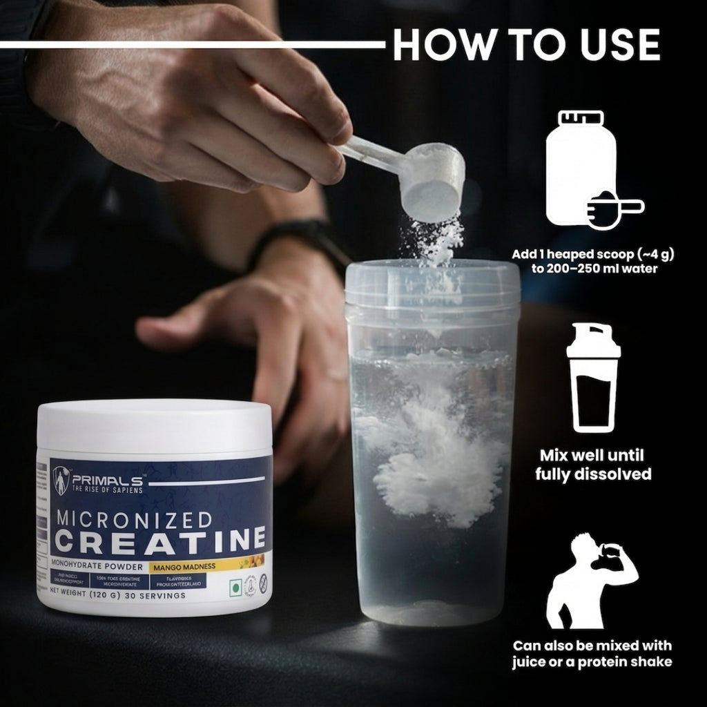Mango Madness Micronized Creatine Monohydrate Powder 120GM