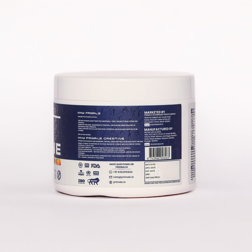Frenzy Orange Micronised Creatine Monohydrate Powder 120GM