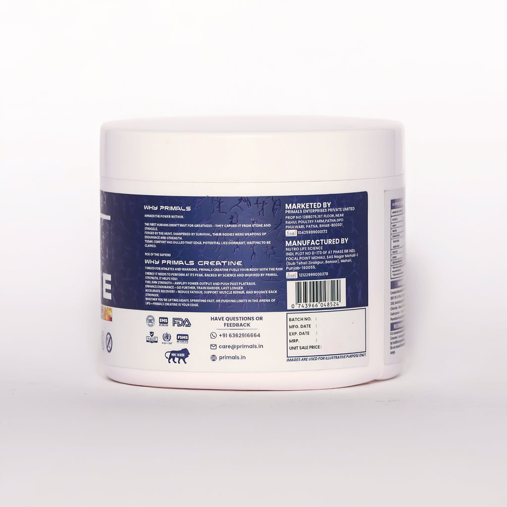 Fruit Punch Micronised Creatine Monohydrate Powder 120GM