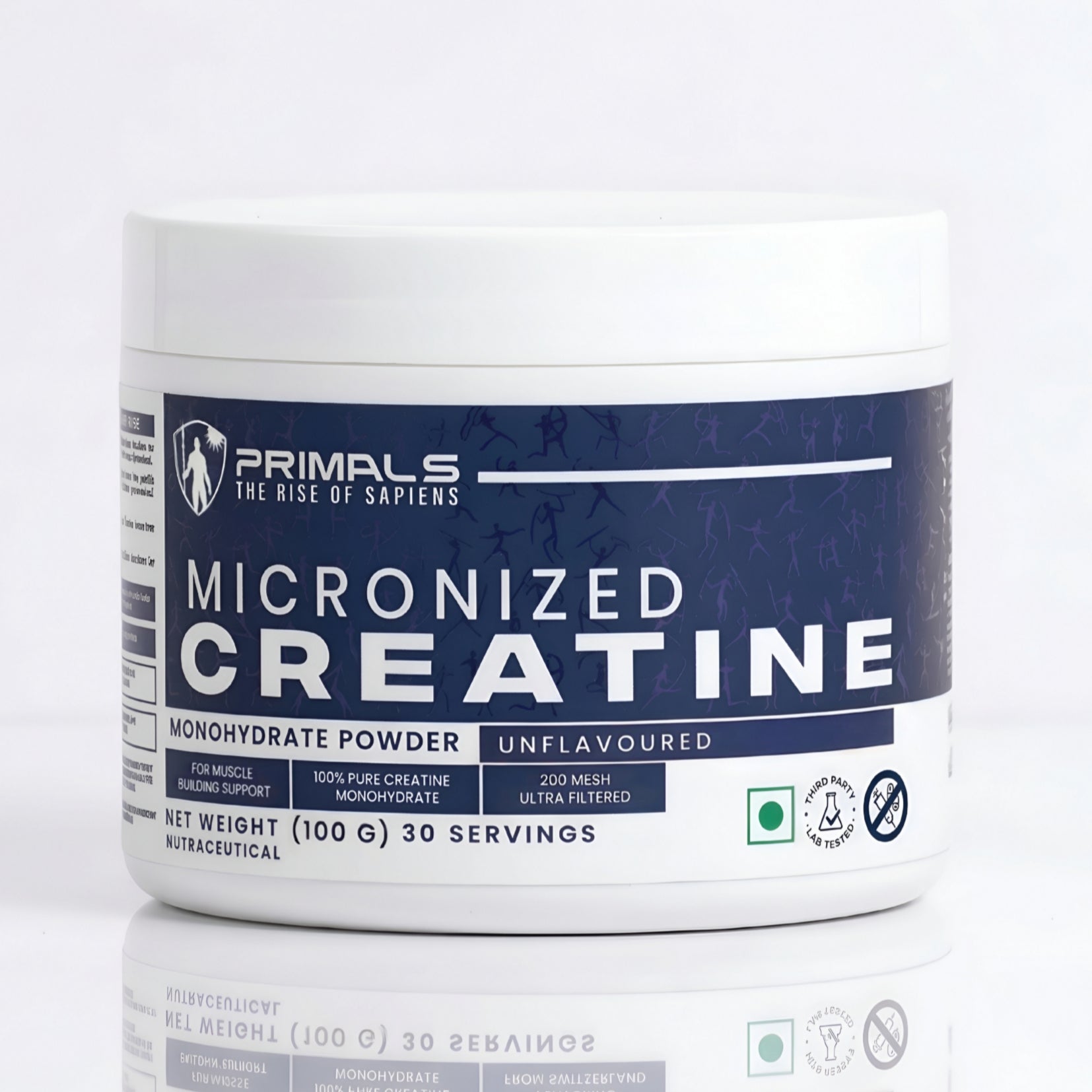 Unflavoured Micronised Creatine Monohydrate Powder 100GM