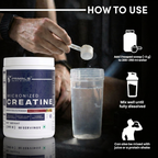 Fruit Punch Micronized Creatine Monohydrate Powder 240GM